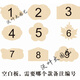 Yong Huan 10 pieces of custom-made wooden hanging tags for school Arbor Day tags, tree adoption tags, plant tags, name cards, blank boards, 10 pieces, note numbers