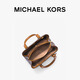 MICHAEL KORS New Year's gift Michael Kors MK Camille small handbag tote bag shoulder crossbody bag dark brown/acorn brown 252