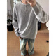 Cantu American Henry collar sweater for men in autumn and winter, high-end lazy style bottoming sweater cleanfit inner top, light gray XL