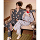 Gong Die Light and Soft Crayon Shin-chan Couple Pajamas Women's Spring and Autumn Cartoon Long Sleeve Men's Home Clothes Set