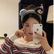 Penguin fish headband for women 2025 new high skull hair bundle plush cute funny headband photo hairpin headdress Penguin fish headband 2 pieces