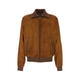 PRADA FW25 Luxury Men's Suede Jacket Beige Camel 20 | 52 IT