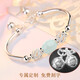 Lan Lian birthday gift jade bead bracelet female bracelet palace bell jade bracelet 990 pure silver bracelet bell love jade bell silver bracelet_A style