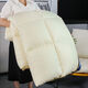 Crystal home textile 95 white goose velvet quilt spring and autumn quilt winter quilt warm double duck down quilt core down quilt thickened 8/*686 gray [passed the quality inspection] 200x230cm10Jin [Jin equals 0.5 kg] Thickened winter quilt