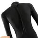MPPMCK wetsuit 3mm 5mm long-sleeved warm men's one-piece sun protection waterproof female snorkeling suit surfing cold protection swimming and wetness classic one-piece black S 80-95Jin Jin equals 0.5 kg