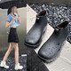 时尚短筒防水防滑雨鞋女低帮雨靴厨房工作洗车胶鞋夏季户外涉水鞋 2023黑色 单层 【标准码】 39 (245mm)