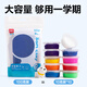 Deli (deli) 100g large packaging ultra-light clay kindergarten colored clay plasticine clay toys handmade DIY art materials children's birthday school stationery gift yellow