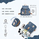 TOTOU DOYS'S Day Gift Hellokitty Katie Denim Biscuit sac à dos grande capacité Commutation polyvalente sac à dos de denim bleu