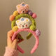 Cute Bear Headband Autumn and Winter Plush Washing Headband Cute Colorful Cartoon Headband Girl Versatile Hairpin Rice Powder Pudding Bear Headband
