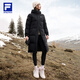 FILA official women's mid-length down jacket 2025 winter 90 goose down high-pile 740+ warm and cold-proof jacket