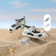 Dr.Kong Dr.Kong Dr. Jiang Kinderschuhe Klettverschluss Stieftrusschuhe weiche Sohle atmungsaktiv 2025 Neue Stil- und Frauenbabys Sandalen für Männer und Frauen Sommer Reis/Silber 21 Fuß Länge sind ca. 12.3-12.9