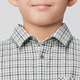 Youngor shirt junior autumn and winter cotton plaid long-sleeved shirt soft and skin-friendly green KLRM115675QFA 140 140/72