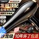 DIKTT Germany bladeless high-speed hair dryer constant temperature hair dryer quick-drying household silent high-power hair dryer baby barber shop hair salon hair dryer Huaqiangbei Supreme Black 3800W-AC AC pure copper large motor-3.0 meters