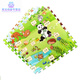 Mingxiang Youpin Cartoon Puzzle Baby Crawling MAT 60x60 Chambre pour enfants Mat épissage de mousse plus animal Puzzle d'éducation précoce 60 * 60 * 1,0 cm (4 pièces)