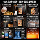 CIGARLOONG fingerprint lock cigar cabinet constant temperature and humidity cedar wood shelf water ion removal ammonia alcohol care compressor frequency conversion intelligent WIFI monitoring moisturizing cigar cabinet constant temperature control humidity cigar cabinet 95 70C black ammonia purification + WiFi + fingerprint lock