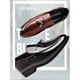 Cartelo Crocodile (Cartelo) Mat Suit Chaussures en cuir masculin Plat de moule à plat Men Flatung Formal Youth Pointed Toed Chaussures de mariage décontractées Spring and Automne Beans 9923 Matte noir 38