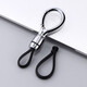 
Car universal key chain pendant metal high-quality key chain waist buckle ring hanging decoration spring buckle simple car key chain (silver round)