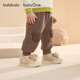 Bala Bala One baby pants trousers 2025 winter plus velvet baby pp pants warm and cute 208425108205