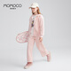 Mamimaca Momoco Girls Set осенняя одежда детская одежда детская спортивная набор мода с двумя частями розовый 140