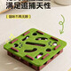 Lanswood cat toy self-pleasure and boredom artifact kitten pet cat puzzle maze hole punching felt box funny cat bell ball square green brown ball digging music free 3 toy balls