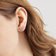 Chow Sang Sang Pt950 platinum bow platinum platinum earrings earrings earrings for women 91475E pricing