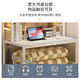 Olin European style computer desk bed computer desk dormitory with bookshelf bed desk study table with backboard-80*40*92cm