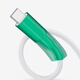 Kunsui Data de teléfono móvil Caso de protección del cable Tubo de retiro del calor Adecuado para tipo C Caso de protección de la cabeza del cable Android Teléfono móvil Reparación del cargador [blanco 8 cm] Caso de protección del tubo de retiro del calor 6 paquetes