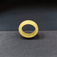 Uozawa natural beeswax ring, Russian raw material, amber, white flower nectar ring, chicken fat yellow ring, men's and women's jewelry accessories, chicken fat yellow beeswax (with test certificate) 54.3mm No. 15 inner diameter 17.3 circumference