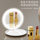 Makeup mirror LED with light charging model portable handheld double-sided folding make-up mirror beauty charged handheld double-sided mirror sky blue