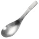 GEEGO pure titanium spoon household western food spoon eating spoon 99% titanium table spoon plus large spoon tableware 1 pure titanium table spoon