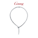 GsunG Platinum Snake Necklace for Women PT950 Pure Platinum Zodiac Year of the Snake Chain Snake Necklace Fashion Niche Priced by Grams Contact Before Buying