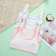 Wen Xiaoying girls underwear vest development period girls 9 pure cotton 10 years old 12 primary school students 13 wear primary school children's bra white M (recommended 60-85Jin Jin equals 0.5 kg)