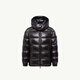 Moncler Maire Women's Hooded Short Down Jacket - Black S (1)