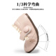 Jingqi baby girl toddler shoes autumn new soft-soled non-slip princess shoes for girls and children performance shoes infant leather shoes beige size 16 inner length 12.5cm suitable for feet 12cm long