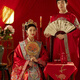 
Xiuhe Family Ming Dynasty wedding dress Han Dynasty ancient wedding dress Han Dynasty ancient wedding dress Han Dynasty newcomer show and phoenix crown summer clothes 085 N-085 men's style equal size