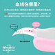 Qiaran Japanese High-end LED Cat Nail Clipper with Light Beginner's Special Set Anti-Splash Kittens and Dogs Pet Supplies Upgraded LED Head 2.0 Nail Clipper-Pink