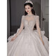 Flash Girl (Shandongshaonv) Vestido de novia Bride Hilo principal Industria pesada Tail al alto cableado NUEVA INDUSTRIA PESADA FRANCE FRANCE ENTERA PRINCIPAL Textura de hilo principal
