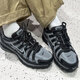 Nike (NIKE) men's shoes 2025 new autumn P-6000 sports shoes dad shoes retro casual shoes running shoes IF6199-003 black gray 40