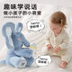 Linted (linted) baby toys 0-1 years old repeat duck can sing, learn to speak, slap ears, peek-a-boo, elephant baby practices raising its head, remote control + USB-early education pink elephant BOBO-JD delivery, 6-month-old baby plush doll, newborn New Year's Day gift