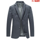 BOSS Men's Suit Tops 2025 New Spring and Autumn High-end Cotton Business Casual Suit Jacket No Ironing Dark Gray 2XL 185