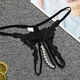 Sexy sexy underwear massage open thong cute couple passionate underwear plus size women 1135 lace open crotch underwear black one size