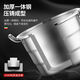 Steel rice stainless steel steamer for home and commercial use three layers extra large capacity extra large induction cooker gas stove universal extra thick 3 layers 40cm