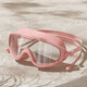You Swimming Goggles Waterproof and Anti-fog Myopia Large Frame One-piece Earplugs Glasses for Men and Women Professional Diving and Swimming Equipment Hot Selling Transparent Pink + One-piece Earplugs Bag Special Offer