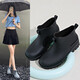时尚短筒防水防滑雨鞋女低帮雨靴厨房工作洗车胶鞋夏季户外涉水鞋 2023黑色 单层 【标准码】 39 (245mm)