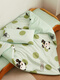 New Class A pure cotton multi-functional removable children's blanket four-season quilt quilt core kindergarten nap quilt lucky panda skin-friendly and comfortable 100*120cm single quilt cover