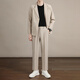 Zhenweis Высококачественные брюки для блейзеров. Костюма Blazer Blazer Sust Spring и осенняя свободная драпировка мода Красивая костюм Черный костюм L [Рекомендуется 125-140JIN [Джин равняется 0,5 кг]]]