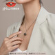Jingrun Pearl Necklace Rose 18K Gold Seawater Pearl Pendant Tahitian Black Pearl Necklace for Women Light Luxury Self-Wear Gift