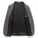 BOSS corduroy suit men's autumn and winter high-end brand striped business men's casual suit jacket non-iron gray L 175