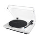 Audio-Technica Bonded Straight Automatic Belt Driven Turntable Vinyl Record Player Retro Bluetooth Record Player LP70XBT WS White Wireless Bluetooth