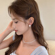 Jian Yingshu one-word hair clip straight clip 200 small black clip invisible hair clip bangs broken hair clip side